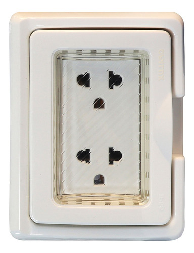 Tomacorriente Idrobox Doble Schuko + Toma Universal