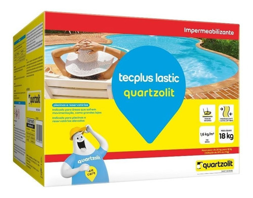 Impermeabilizante Tecplus Lastic Quartzolit 18kg