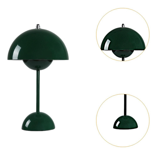 Lámpara De Mesa Con Forma De Maceta Con Forma De Hongo,