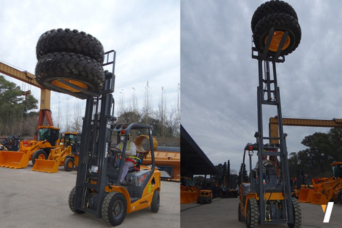 Autoelevador Lonking Lg25dt Triple Torre 4,5m Levante 2.5tn