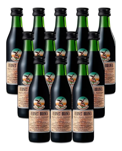 Fernet Branca 50 Ml X 12 Un. Caja X 8 Packs .gs