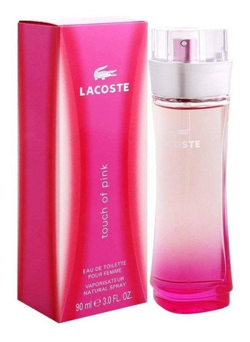 Touch Of Pink 90ml  Edt Mujer Lacoste Todos Descuento Spa
