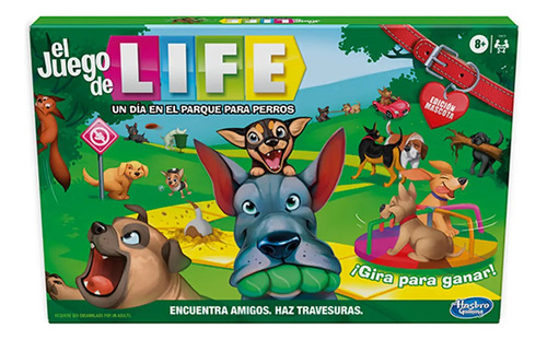 El Juego De Life Un Día En El Parque Para Perros. Hasbro