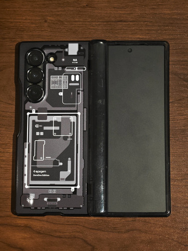 Celular Samsung Galaxy Z Fold6 5g 512 Gb 12 Gb De Ram Negro. Funda Spigen Y Funda Trasparente Original. (Usado)