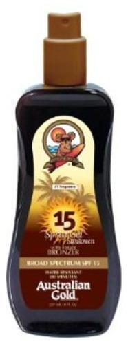 Bronceador Australian Gold Spray Con Bronzer Fps15 177ml