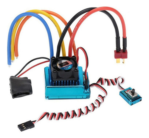 . Rc Car 120a Brushless Esc Controlador De Velocidad