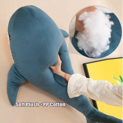 Almohada De Peluche De Tiburon Gigante De Peluche De Peluche