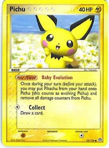 Pichu 59/106 Común Pokemon Tcg