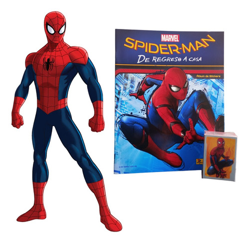 Álbum Spiderman De Regreso A Casa +todas Sus Láminas A Pegar
