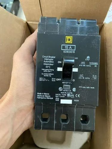 Interruptor Square D 3x15a Edb34015 Para Tablero Nf