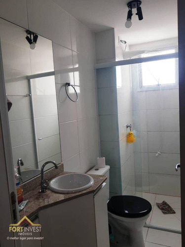 Imagem 21 de 22 de Flat Com 1 Dormitório À Venda, 41 M² Por R$ 240.000,00 - Ocian - Praia Grande/sp - Fl0007