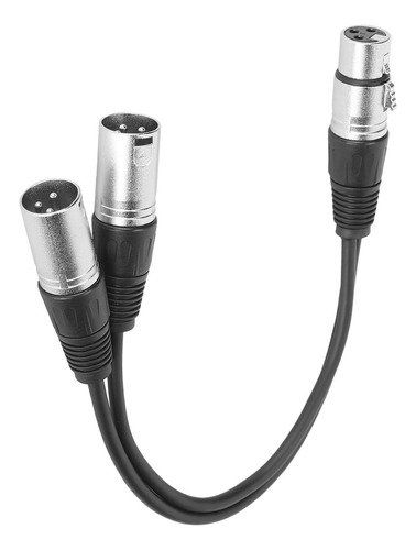 Micrófono Divisor Doble Tipo Y Jorindo Hembra A Cable Xlr