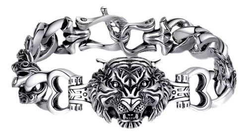 Pulsera Retro Creativa Con Forma De Cabeza De Tigre Del Año