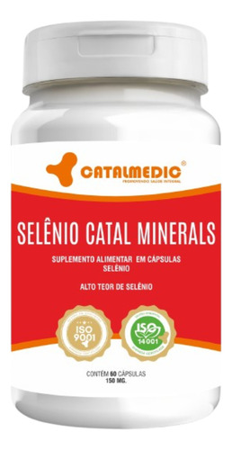 Selênio Catal Minerals - Suplemento Alimentar Em Cápsulas Sabor Neutro