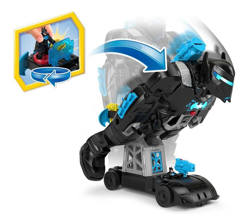 Imagem 5 de 10 de Imaginext Dc Super Friends Batman Tech Bat Bot Com Som