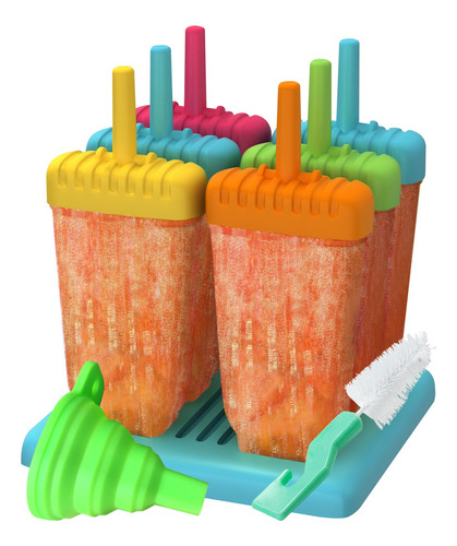 Ozera Moldes Para Paletas Heladas. Juego De 6 Moldes Para H.