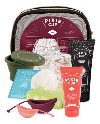 Pixie Kit De Disco Menstrual  El Mejor Kit De Inicio De Dis