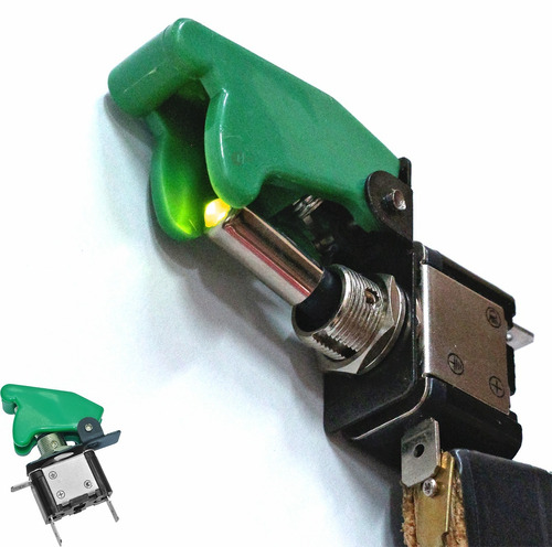 Imagem 1 de 1 de Chave Botão Caça Led Neon Tictac Turbo Tuning Interruptor Up
