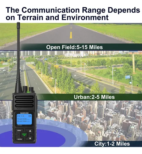 Samcom Radio De 2 Vías Fpcn30a 20 Canales 5 Millas