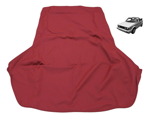 Vw Cabriolet 80-93 Cabrio Capota Toldo Canvas Rojo Burgundy