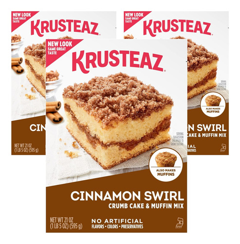 Harina Para Pastel Y Muffins Krusteaz 3 Pack 1.78 Kg