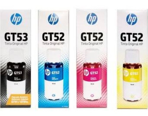 Tinta Hp Gt52-53 Original Para Sistema Continuo De Fabrica.