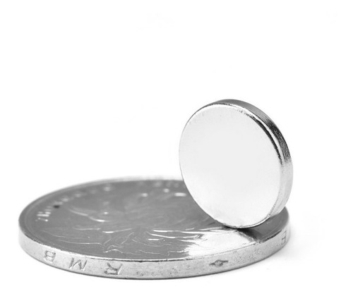 100pcs. Imã De Neodímio 12x2 Redondo Pastilha 12mm X 2mm N35