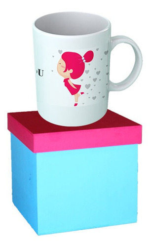 Regalo Para Novia Personalizado Caja Taza Amor