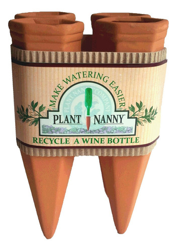 Plant Nanny  Set De 4 Estacas Para Botellas De Vino