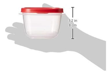 Juego De 8 Recipientes Con Tapa Hermeticos Rubbermaid