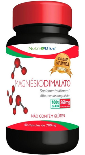 Kit 1 Magnésio Dimalato + 1 Omega3 Concentrado Nutriblue