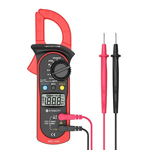 Multímetro Digital Etekcity Con Pinza De Auto Rango Acdc
