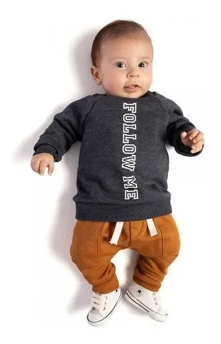 Roupa De Beb Menino Kit 3 Conjuntos Inverno Infantil
