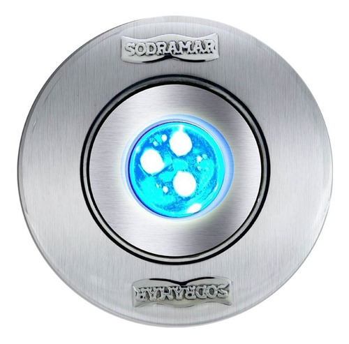 Kit 6 Hiper Leds 9w Inox Rgb + Comando Wifi Sodramar