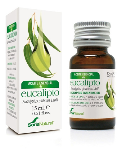 Aceite Esencial De Eucalipto 15 Ml Soria Natural