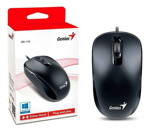 Mouse Usb Optico Genius Ergonomico Pc Notebook Android Mac
