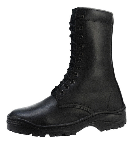 Imagen 6 de 8 de Botas Militares Hombre Dama Piel Lona Tacticas Antiderrapant