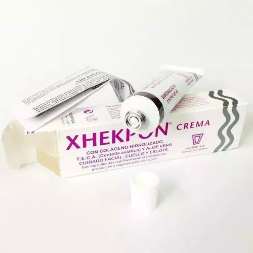 Crema Con Patrón De Colágeno Español Xhekpon 40 Ml. 6 Unidad
