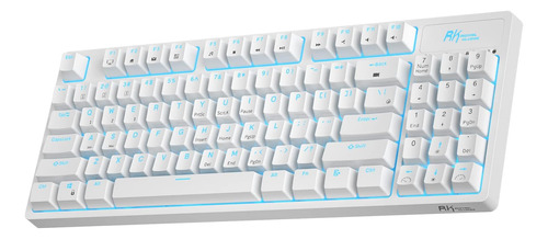 Rk Royal Kludge Rk89 Teclado Mecánico Caliente Modo Triple Y