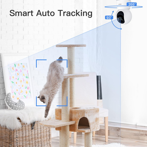 Câmera De Segurança Arenti 4mp Wifi 5ghz Interna Com Detecçã