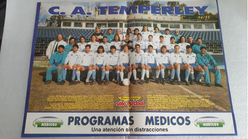 Póster Club Temperley 1994/95