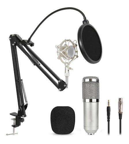 Imagen 9 de 9 de Kit Micrófono Studio Condensador Profesional Soporte