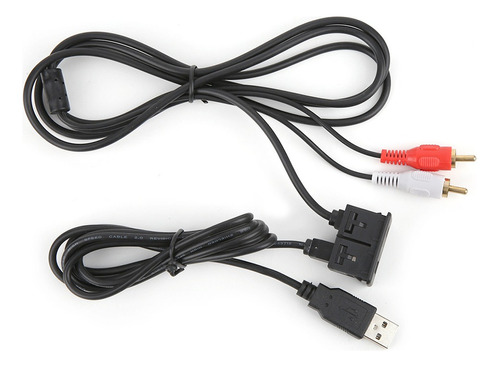 Coche Cable Estéreo Auxiliar Usb 3,5 Mm Hembra A 2 Rca Macho