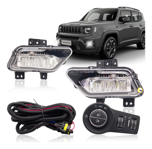 Farol De Milha Full Led Completo Renegade Pcd 2022 A 2025