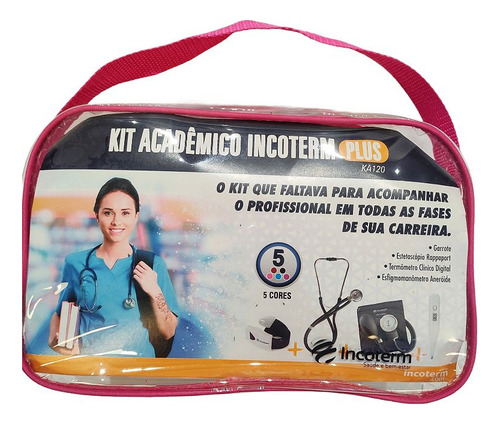 Kit Acadêmico Ka 120 Plus Incoterm Cor Azul