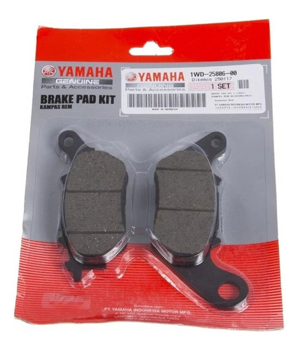 Pastillas Freno Traseras Yamaha Original R3 Mt 03 Rider Pro