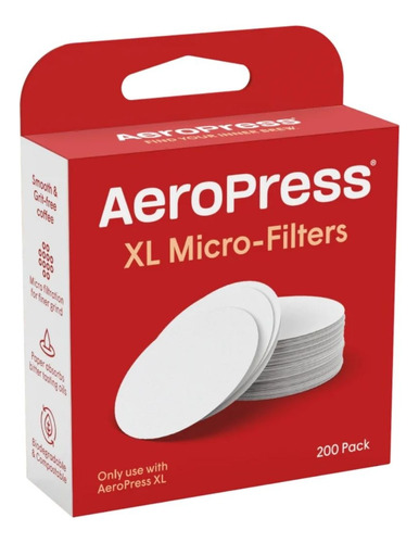 Filtros De Papel Aeropress Xl X 200 U.
