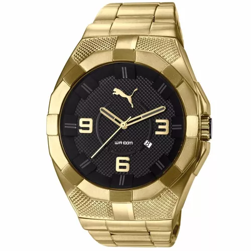 Relógio Analógico Masculino - Dourado | Parcelamento sem juros