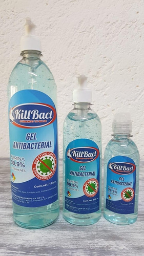 Gel Antibacterial, 1litro, Alcohol En Gel Al 70%,