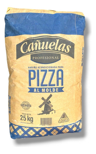 Harina Para Pizza Al Molde Molinos Cañuelas X 25kg